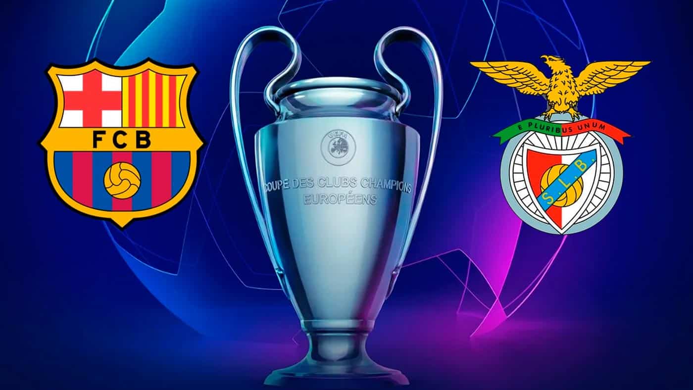 Barcelona x Benfica Palpite e prognóstico do jogo da Champions League