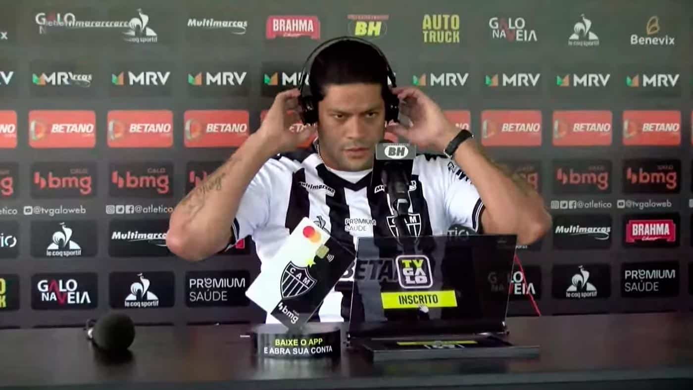 Em sua apresentação no Atlético-MG, Hulk diz que chega para fica na história