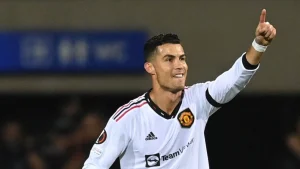 Cristiano Ronaldo contra Sheriff na Europa League -Daniel Mihailescu / AFP