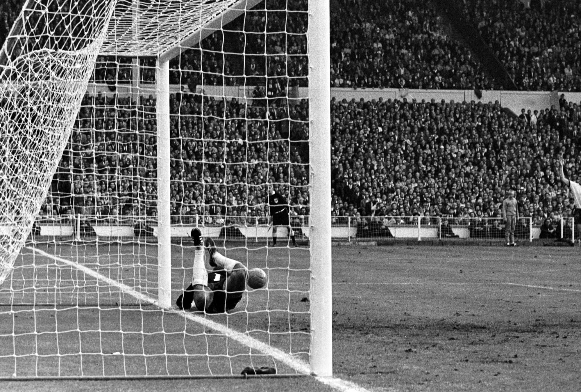 Copa do mundo 1966 - Inglaterra contra Alemanha do Oeste.