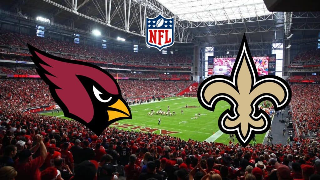 Palpite Arizona Cardinals x New Orleans Saints – Prognóstico e transmissão da NFL (20/10)