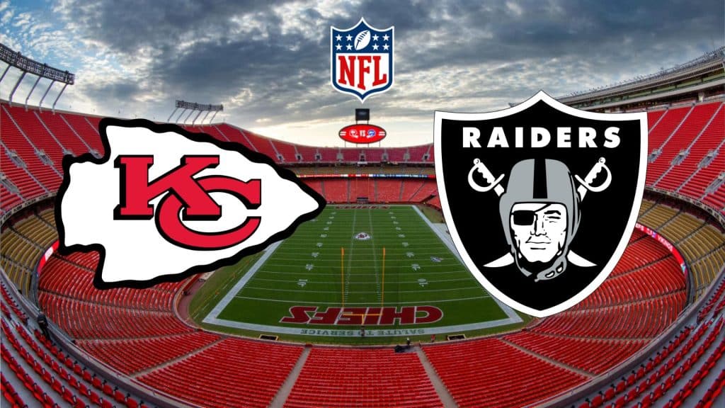 Palpite Kansas City Chiefs x Las Vegas Raiders – Prognóstico e transmissão da NFL (10/10)