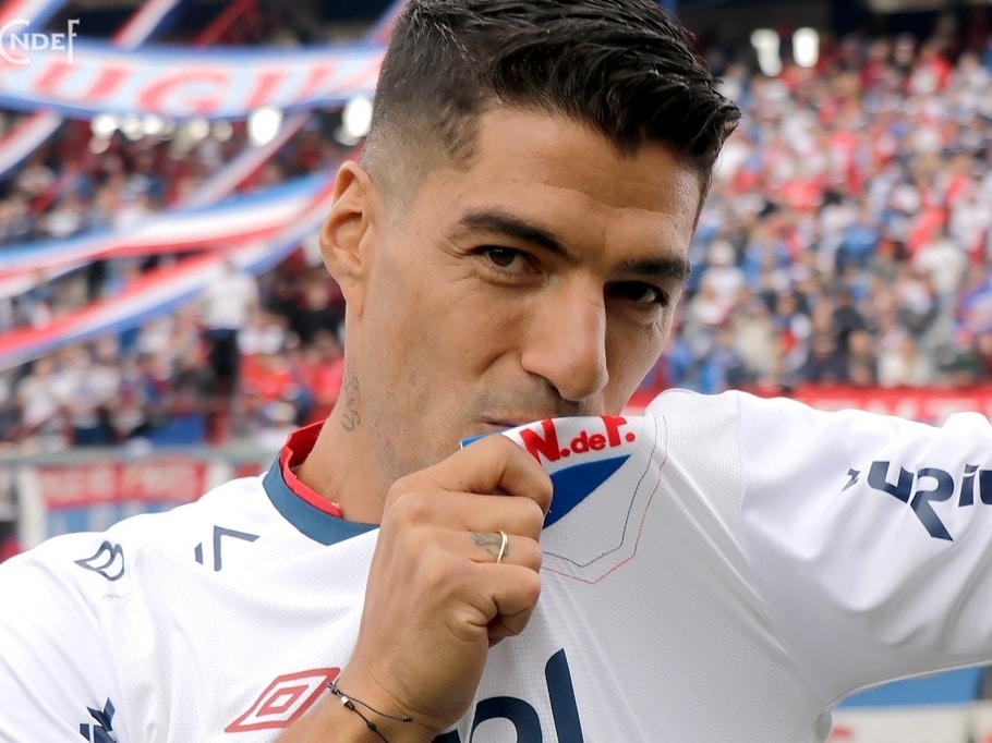 Luis Suárez no Nacional (Foto: Divulgação/Nacional)