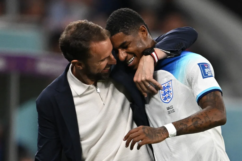 Southgate não poupa elogios a atuação de Rashford