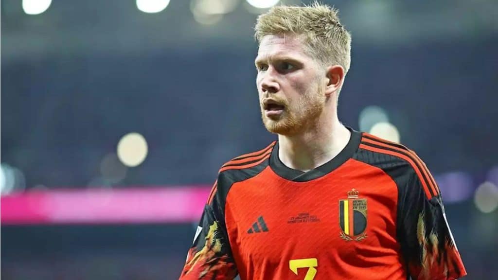 De Bruyne fica surpreso ao ser eleito o melhor jogador em campo