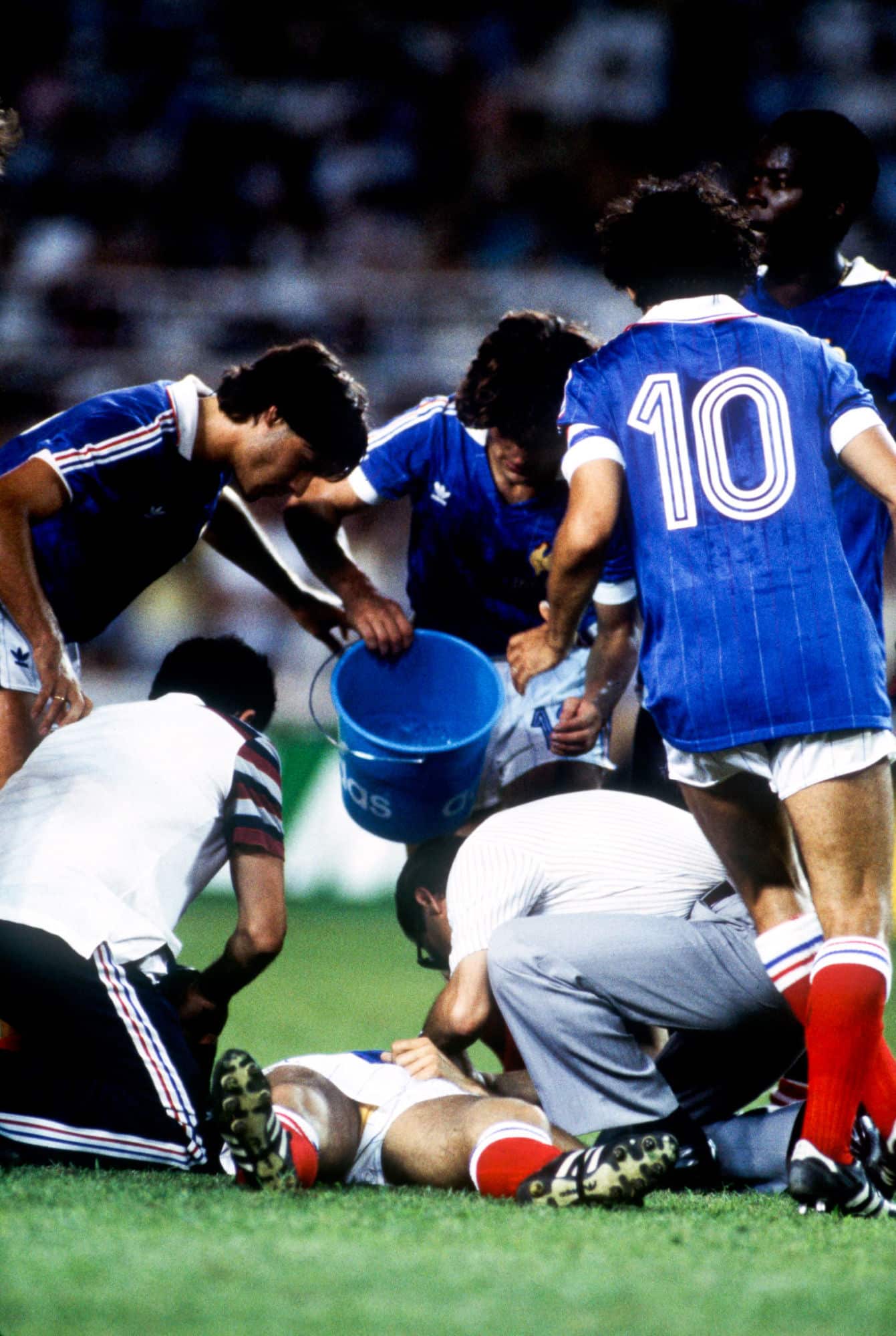 Copa do mundo em 1982, na Espanha, semi-final entre Alemanha e França