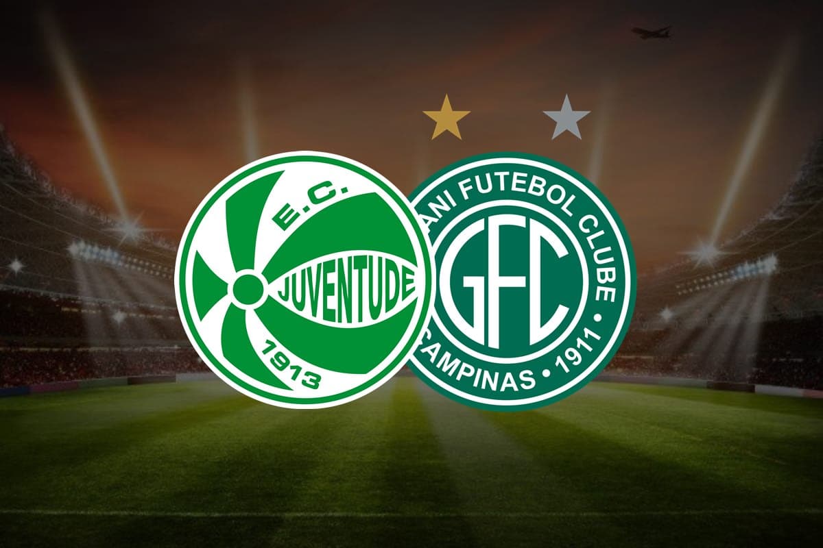 Guarani x Juventude: veja onde assistir à partida do Brasileiro